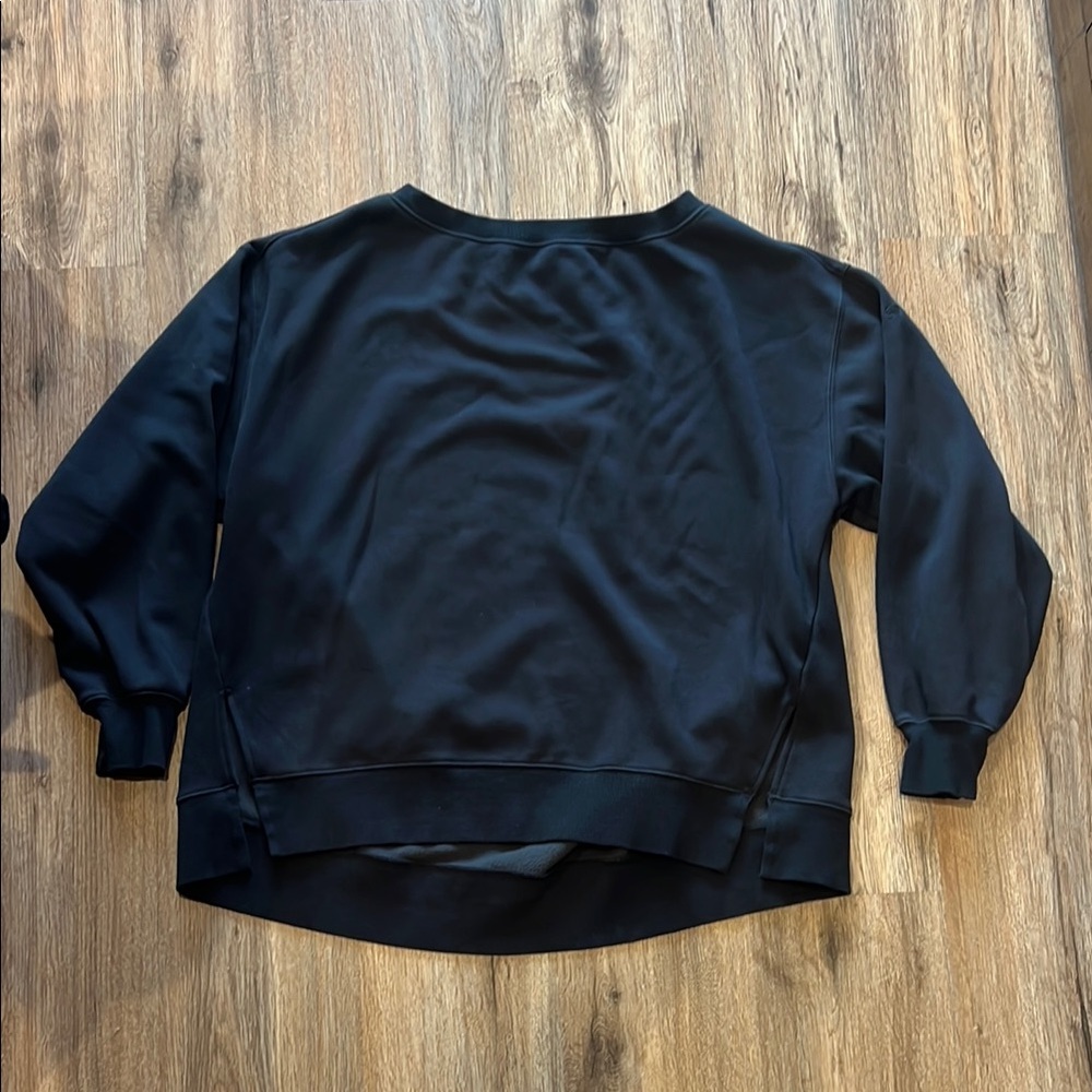 Fabletics Oversized Black Sweatshirt